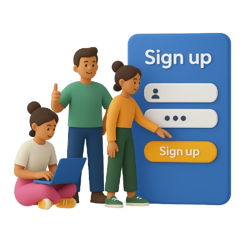 Team collaboration illustration